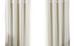 25 Photos Tulle Sheer With Attached Valance and Blackout 4-Piece Curtain Panel Pairs