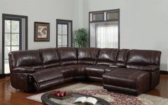 10 Photos Leather Recliner Sectional Sofas
