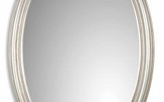 15 Collection of Silver Oval Mirror