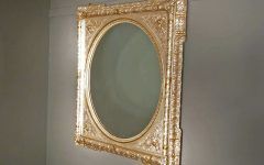 15 The Best Gold Mantle Mirror