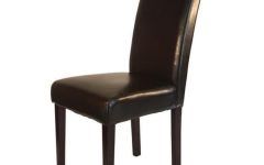 20 Collection of Brown Leather Dining Chairs