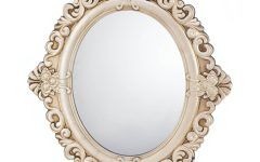 2024 Popular Oval Wood Wall Mirrors