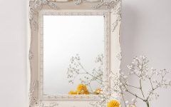 15 Collection of Vintage White Mirror