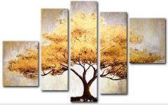 Top 20 of Canvas Wall Art of Trees