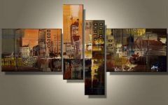 20 Collection of Multi Canvas Wall Art