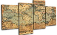 20 Ideas of Old World Map Wall Art