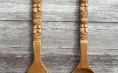20 Ideas of Wooden Fork and Spoon Wall Art
