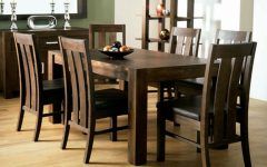 20 Collection of Walnut Dining Tables and Chairs