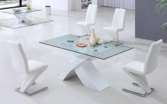  Best 20+ of White Gloss and Glass Dining Tables