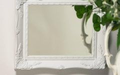 20 Photos Ornate White Mirrors