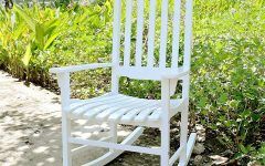 White Wood Soutdoor Seating Sets