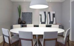 Top 20 of Large White Round Dining Tables
