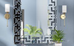 The Best Rectangle Ornate Geometric Wall Mirrors