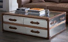 50 Ideas of Stainless Steel Trunk Coffee Tables