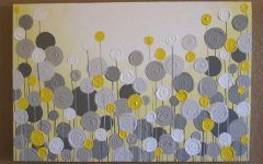20 The Best Gray and Yellow Wall Art