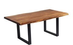 2024 Latest Dining Tables With Black U-Legs